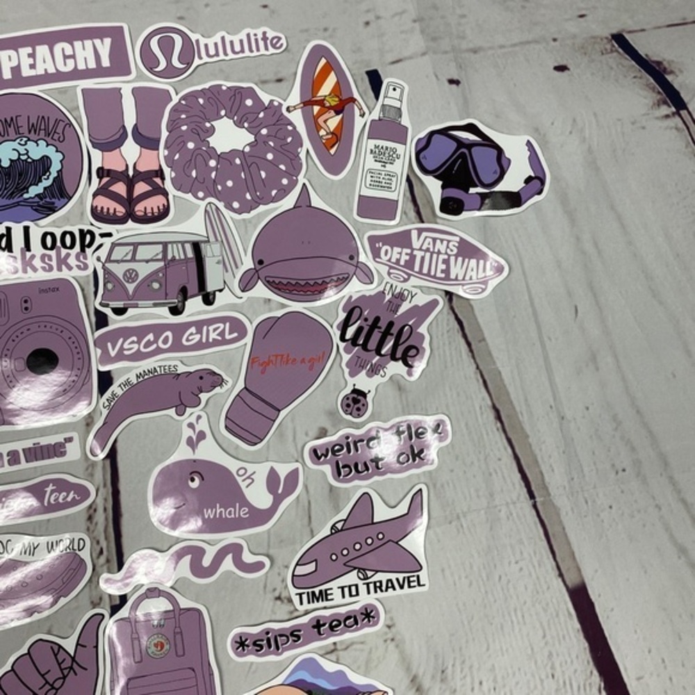Purple Themed Sticker Bundle‎ - Picture 2 of 9